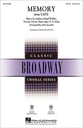 Memory SATB choral sheet music cover